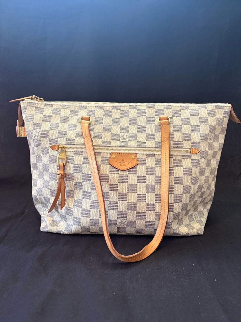 Louis Vuitton Iena MM Damier Azur Tote - Picture 2 of 15